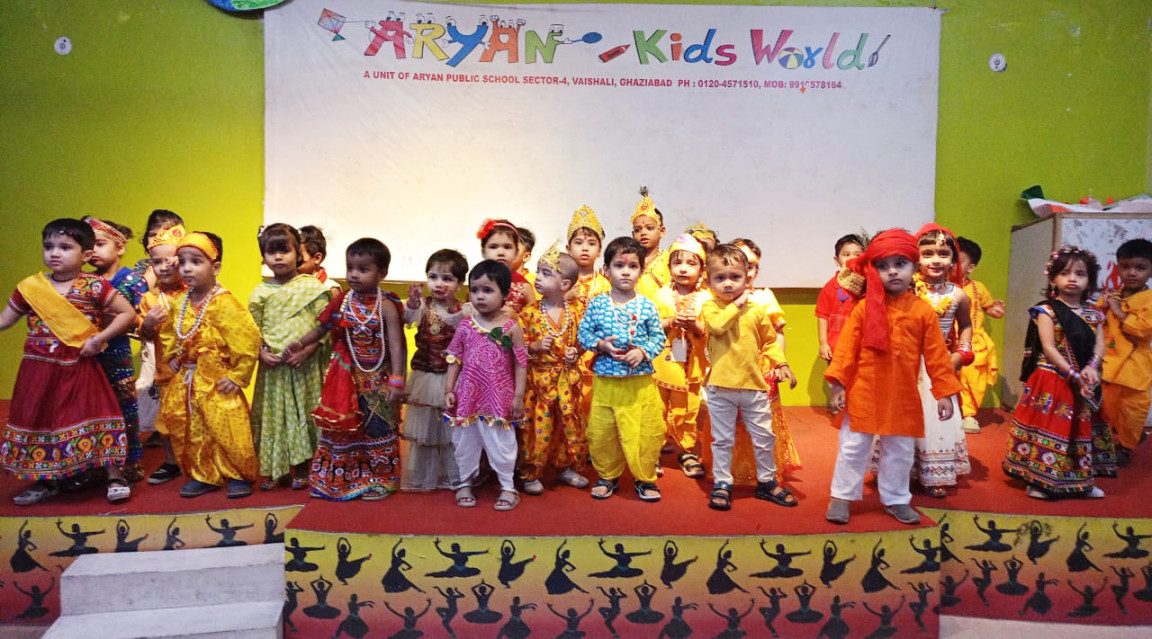 Janmashtami celebration – Aryan Kids World Janmashtami celebration - Aryan Kids World