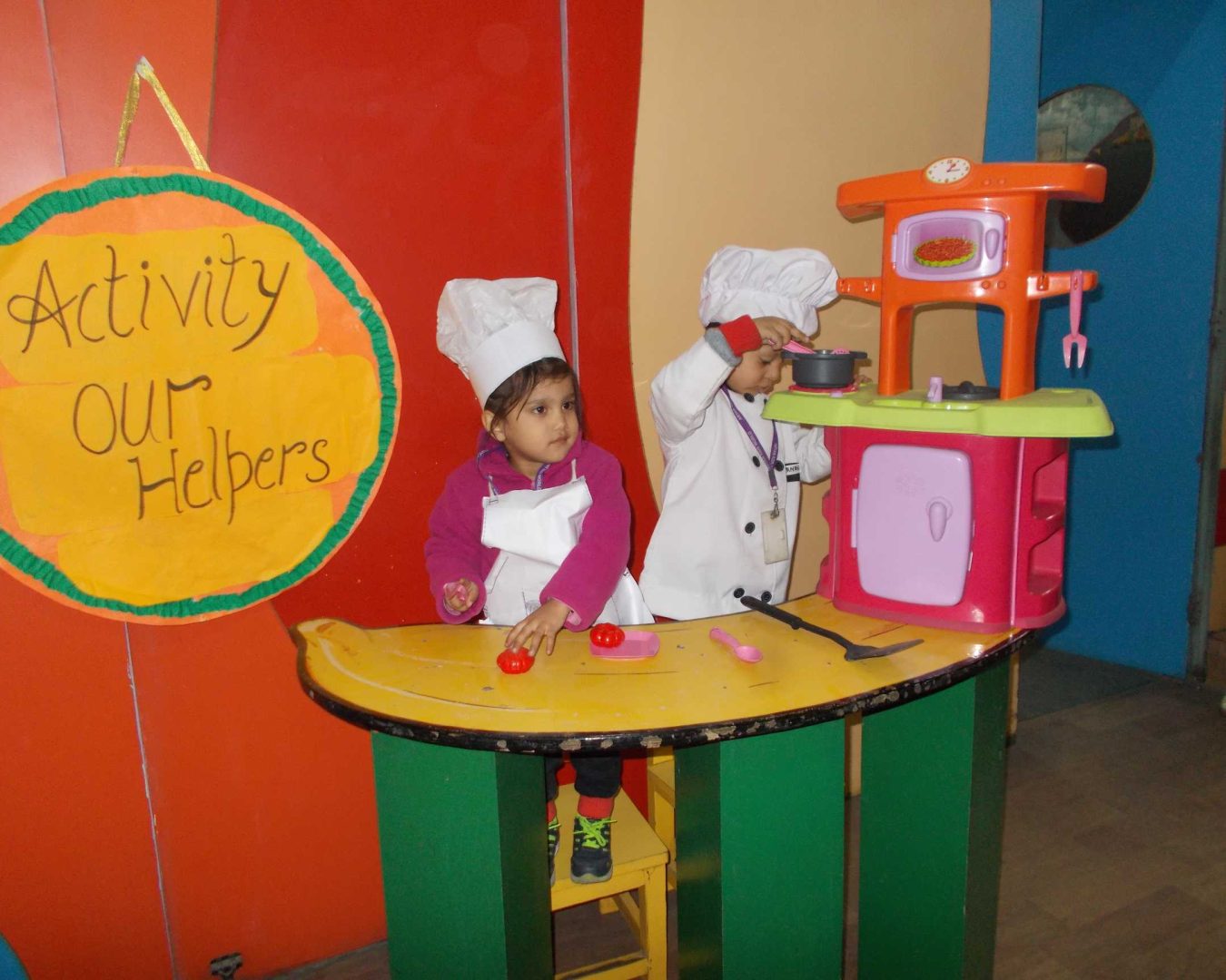 Our Helpers activity – Head Chef act – Aryan Kids World Our Helpers activity - Head Chef act - Aryan Kids World