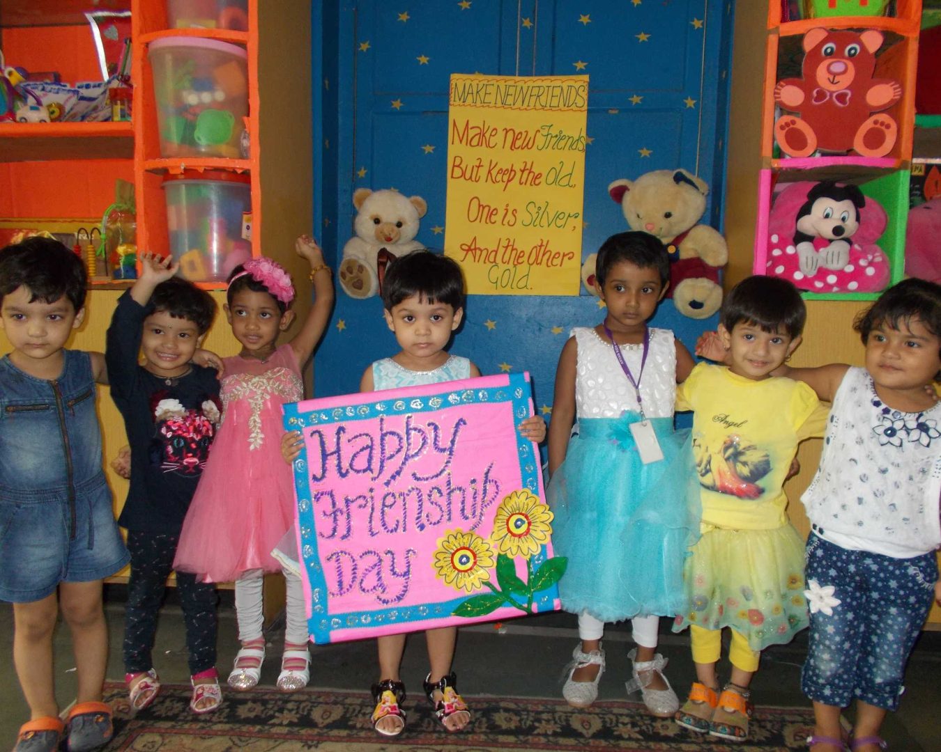 Friendship day celebration – Aryan Kids World Friendship day celebration - Aryan Kids World