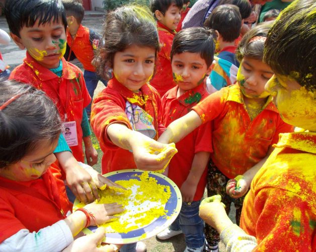 Holi celebration – Aryan Kids World Holi celebration - Aryan Kids World